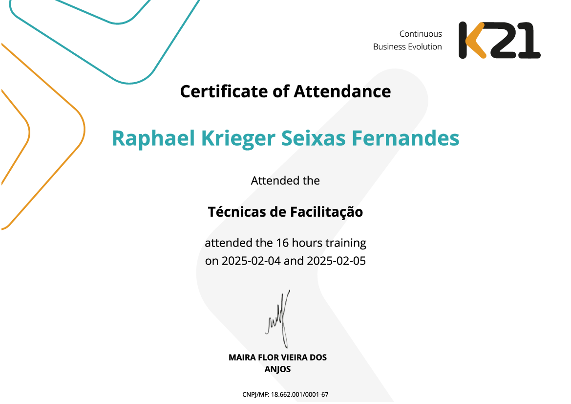 Certificado K21